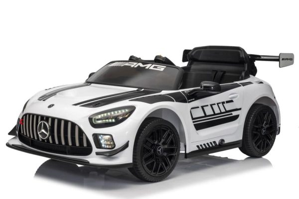 Battery-powered car Mercedes AMG GT3 White