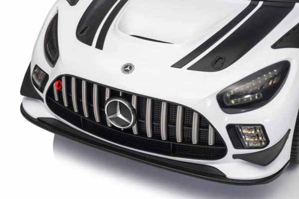 Battery-powered car Mercedes AMG GT3 White