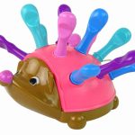 Hedgehog Puzzle Pink Colorful Spikes