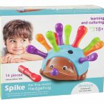 Hedgehog Puzzle Pink Colorful Spikes
