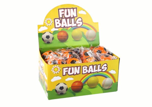 PU Football with Jojo Eraser for Bouncing, 6 cm, Orange