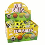 PU Football with Jojo Eraser for Bouncing, 6 cm, Yellow