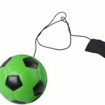 PU Football with Jojo Eraser for Bouncing, 6 cm, Green