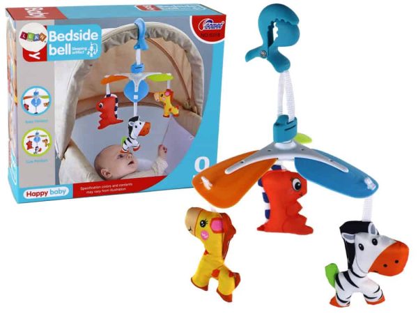 Children's carousel animal clip colorful