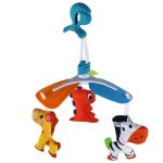 Children's carousel animal clip colorful