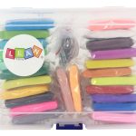 Creative Set of Clay Modeling Clay 24 Colors Accessories