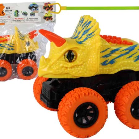Triceratops Friction Drive Vehicle Yellow