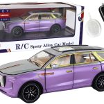 RC Car 1:24 Car Vehicle E-9 Aluminum Remote Controlled Purple