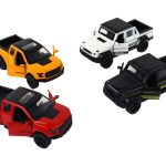 Car Vehicle with Trailer 1:36 Sounds of Light 4 Colors