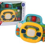 Interactive Blue Steering Wheel Driving Simulator Multifunctional