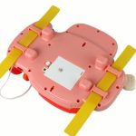Interactive Pink Steering Wheel Driving Simulator Multifunctional