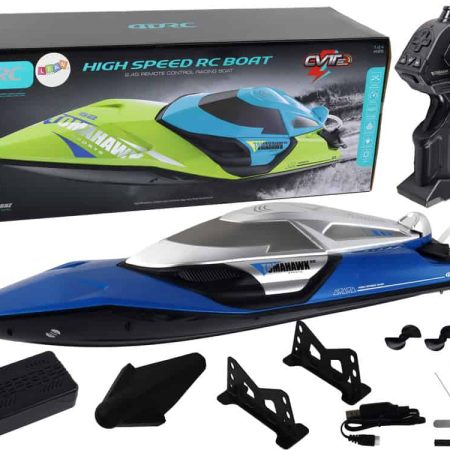 Motorboat R/C 2.4G Lights 30 km/h Blue