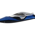 Motorboat R/C 2.4G Lights 30 km/h Blue