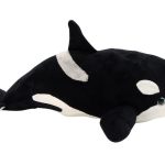 Plush Orca Mascot Cuddly 40cm Black