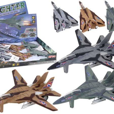 Military Airplane Powered Fighter Moro Lights Sounds Mix