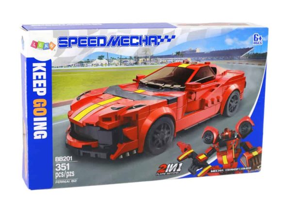 Construction Bricks Vehicle Sports Car Robot Ferreai 812 351 pcs.