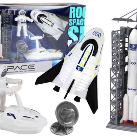 Space Mission Set Space Rocket Astronaut Spaceship 5 pcs