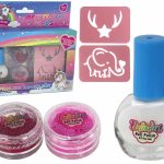 Beauty Set Nail Polish Loose Glitter Stencils