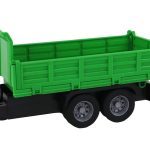 Truck With Crane Friction Drive Sounds Green Wood 1:16