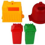 Garbage Truck With Crane Friction Drive Green 1:16