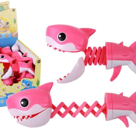 Toy Biting Fish Pink Shark Gun