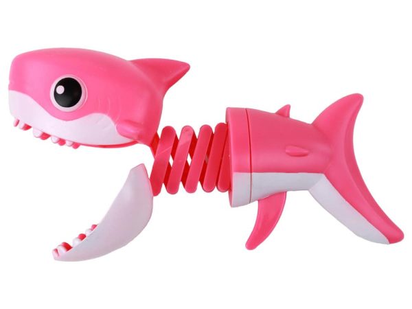 Toy Biting Fish Pink Shark Gun