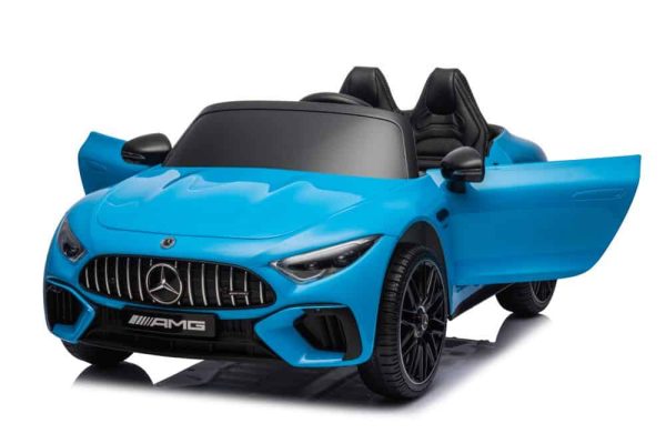 Mercedes AMG SL63 Battery Car Blue Painted