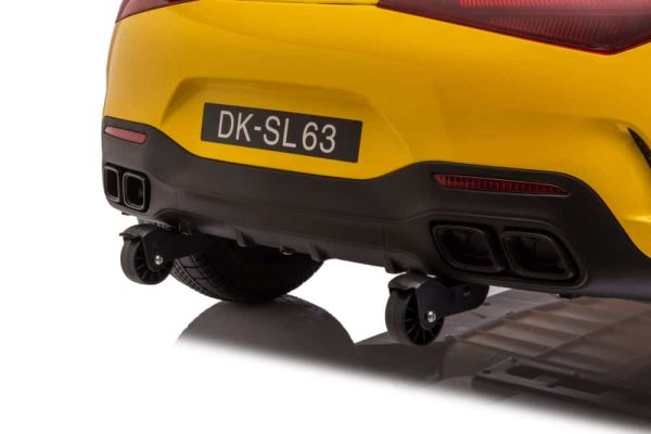 Mercedes AMG SL63 Battery Car Yellow Painted