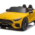 Mercedes AMG SL63 Battery Car Yellow Painted