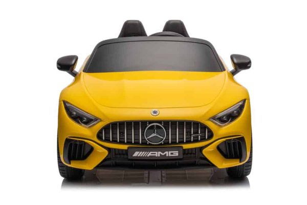 Mercedes AMG SL63 Battery Car Yellow Painted