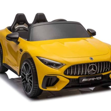 Mercedes AMG SL63 Battery Car Yellow Painted