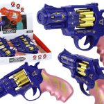 Blue and Pink Revolver Gun Weapon Sounds of Light