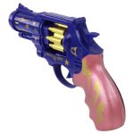 Blue and Pink Revolver Gun Weapon Sounds of Light