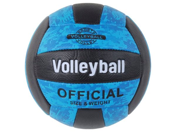 Blue and Black Volleyball Ball Size 5 Colorful