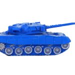 R/C Tank Remote Controlled Lights Sound Blue 1:18 27MHz