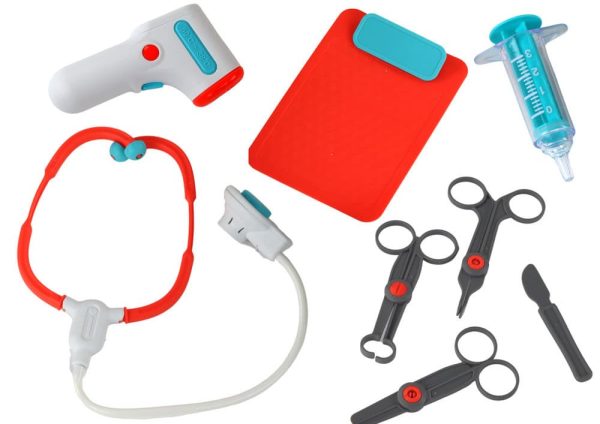 Little Doctor Set Medical Trolley X-ray ECG Accessories