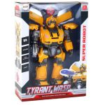 Large Robot Remote Controlled R/C Yellow Sound Light