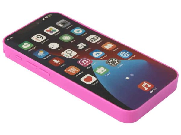 Children's Phone With Light and Music Pink