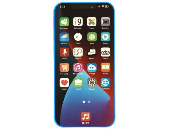 Children's Phone With Light and Music Blue