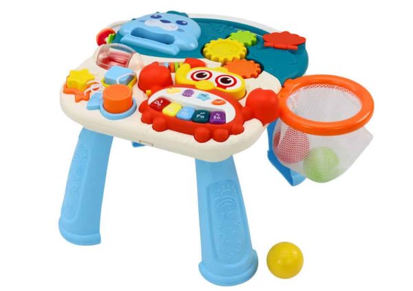 Walker Educational Pushchair Table 2in1 Interactive Panel Blue