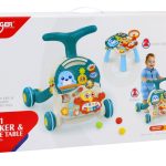 Walker Educational Pushchair Table 2in1 Interactive Panel Blue