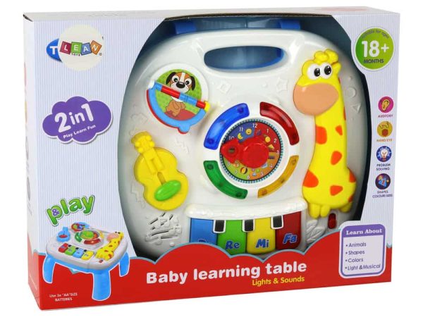 Educational Interactive 2in1 Board Table For Toddlers