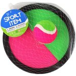 Arcade Game Paddles Discs Velcro Catch Ball Ball