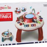 Interactive Educational Panel Table Piano Drum Red