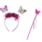 Fairy Costume Butterfly Disguise Dark Pink Wings Costume