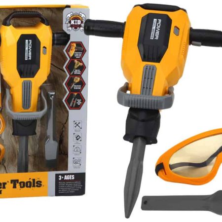 Toy Pneumatic Hammer Replaceable Tip Glasses Yellow