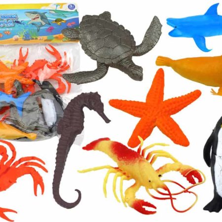 Set of 10 Underwater Sea Animal Figures