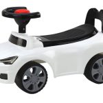 Car Ride On With Backrest QX-3396 Horn Storage Box White
