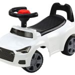Car Ride On With Backrest QX-3396 Horn Storage Box White
