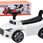 Car Ride On With Backrest QX-3396 Horn Storage Box White